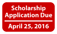 Scholarship Application Due April 25, 2016