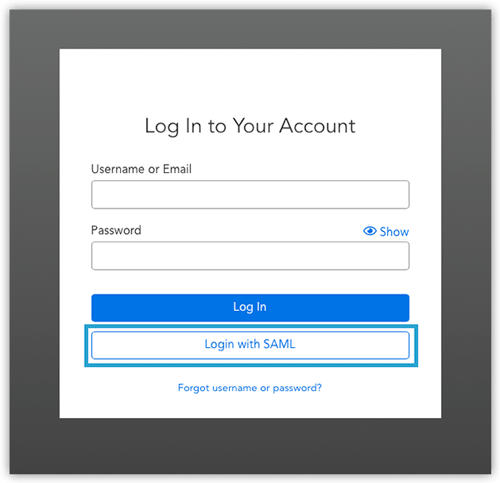 formassembly login with saml